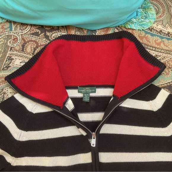Ralph Lauren ladies 1/4 zip high neck sweater. NWOT - Picture 3 of 6